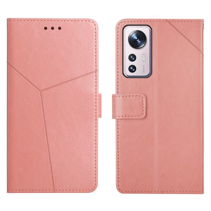Estuche para teléfono de cuero con tapa horizontal y costuras en Y, For OnePlus Nord 2T 5G, For Xiaomi 12 Lite