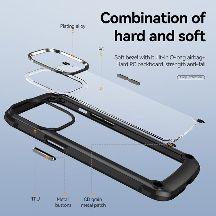 Caja del teléfono de protección de lente de TPU + PC, For iPhone 14, For iPhone 14 Pro, For iPhone 14 Plus, For iPhone 14 Pro Max
