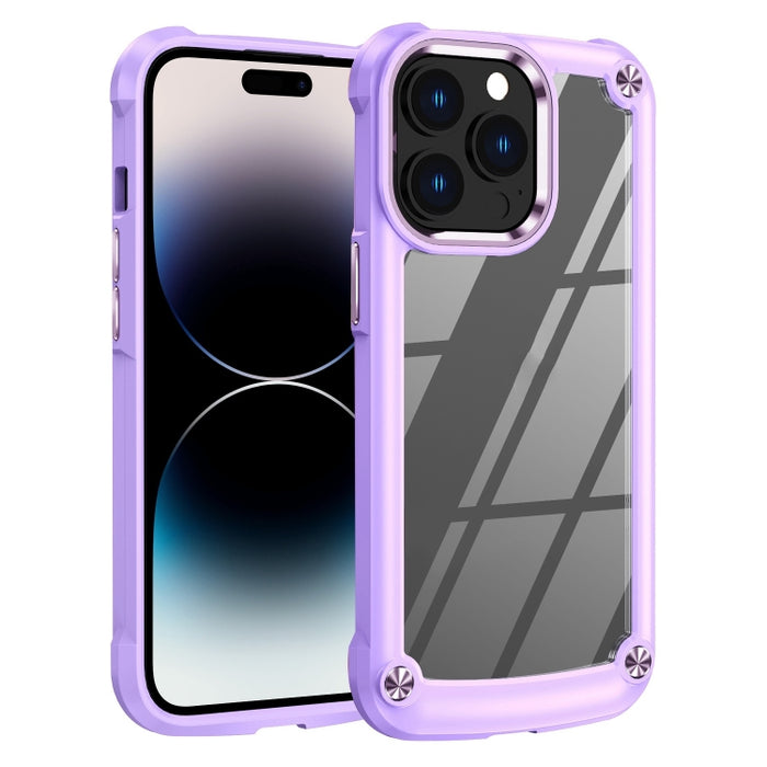 Caja del teléfono de protección de lente de TPU + PC, For iPhone 14, For iPhone 14 Pro, For iPhone 14 Plus, For iPhone 14 Pro Max