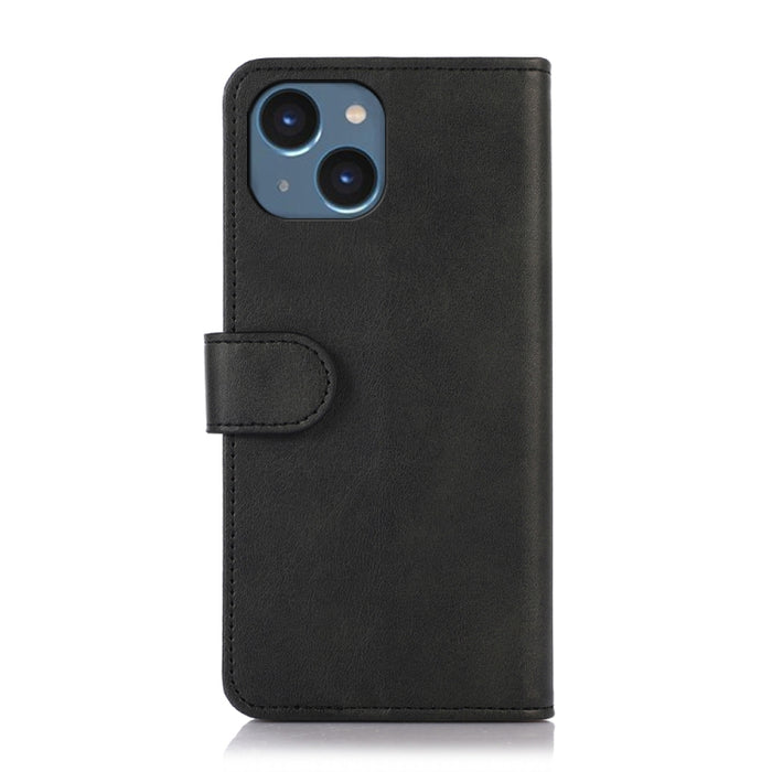 Estuche para teléfono de cuero con textura de vaca