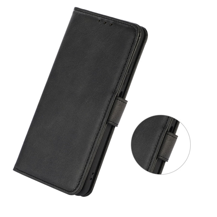 Estuche para teléfono de cuero con textura de vaca