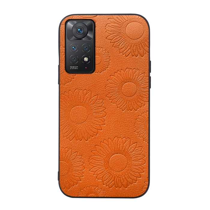 Estuche para teléfono a prueba de golpes PU con patrón de girasol, For Xiaomi 12 Pro, For Xiaomi 12 / 12X, For Xiaomi Redmi Note 11 Pro, For Xiaomi Redmi Note 11 / Note 11S 4G