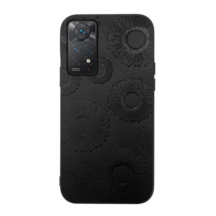 Estuche para teléfono a prueba de golpes PU con patrón de girasol, For Xiaomi 12 Pro, For Xiaomi 12 / 12X, For Xiaomi Redmi Note 11 Pro, For Xiaomi Redmi Note 11 / Note 11S 4G