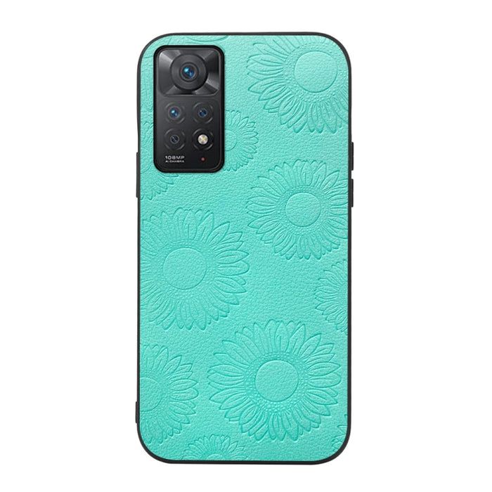 Estuche para teléfono a prueba de golpes PU con patrón de girasol, For Xiaomi 12 Pro, For Xiaomi 12 / 12X, For Xiaomi Redmi Note 11 Pro, For Xiaomi Redmi Note 11 / Note 11S 4G