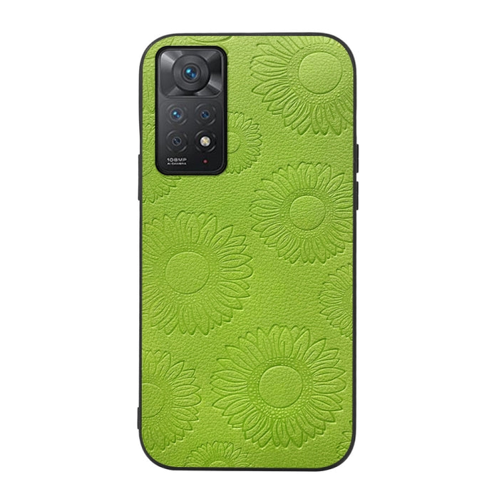 Estuche para teléfono a prueba de golpes PU con patrón de girasol, For Xiaomi 12 Pro, For Xiaomi 12 / 12X, For Xiaomi Redmi Note 11 Pro, For Xiaomi Redmi Note 11 / Note 11S 4G