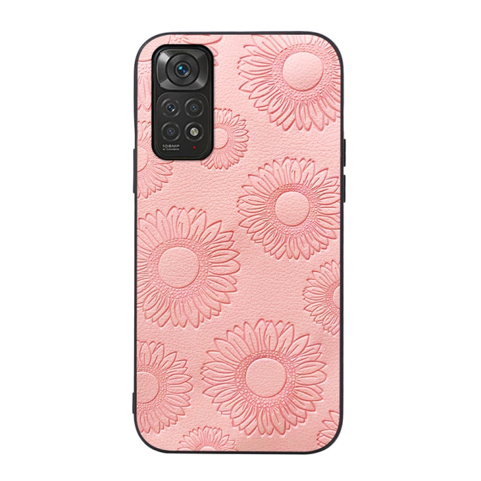 Estuche para teléfono a prueba de golpes PU con patrón de girasol, For Xiaomi 12 Pro, For Xiaomi 12 / 12X, For Xiaomi Redmi Note 11 Pro, For Xiaomi Redmi Note 11 / Note 11S 4G