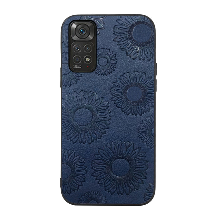Estuche para teléfono a prueba de golpes PU con patrón de girasol, For Xiaomi 12 Pro, For Xiaomi 12 / 12X, For Xiaomi Redmi Note 11 Pro, For Xiaomi Redmi Note 11 / Note 11S 4G