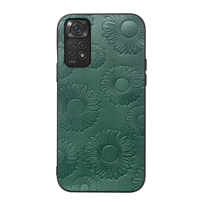 Estuche para teléfono a prueba de golpes PU con patrón de girasol, For Xiaomi 12 Pro, For Xiaomi 12 / 12X, For Xiaomi Redmi Note 11 Pro, For Xiaomi Redmi Note 11 / Note 11S 4G