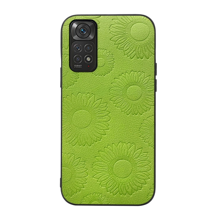 Estuche para teléfono a prueba de golpes PU con patrón de girasol, For Xiaomi 12 Pro, For Xiaomi 12 / 12X, For Xiaomi Redmi Note 11 Pro, For Xiaomi Redmi Note 11 / Note 11S 4G