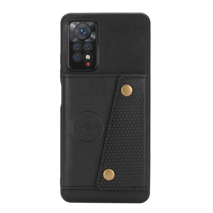 Estuche magnético para teléfono con ranuras para tarjetas con doble hebilla, For Infinix Hot 9 / Note 7 Lite, For Xiaomi Redmi Note 11 Pro, For Xiaomi Redmi Note 11 /Note 11S 4G