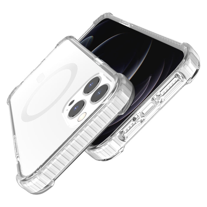 Estuche para teléfono a prueba de golpes de acrílico magnético Magsafe, For iPhone 12 / 12 Pro, For iPhone 12 Pro Max