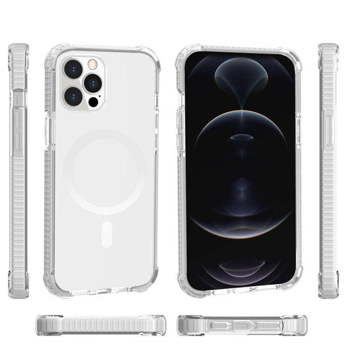 Estuche para teléfono a prueba de golpes de acrílico magnético Magsafe, For iPhone 12 / 12 Pro, For iPhone 12 Pro Max