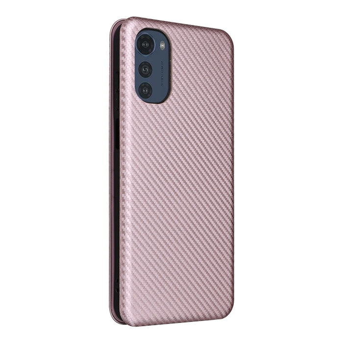 Caja de teléfono de cuero con tapa horizontal magnética con textura de fibra de carbono, For Motorola Moto E32 4G, For Motorola Moto G52/G82, For Xiaomi Redmi Note 11 Pro, For Xiaomi 12 Lite, For Xiaomi Poco F4 GT/Redmi K50 Gaming