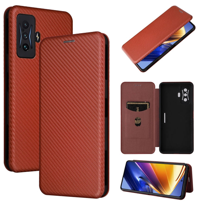 Caja de teléfono de cuero con tapa horizontal magnética con textura de fibra de carbono, For Motorola Moto E32 4G, For Motorola Moto G52/G82, For Xiaomi Redmi Note 11 Pro, For Xiaomi 12 Lite, For Xiaomi Poco F4 GT/Redmi K50 Gaming