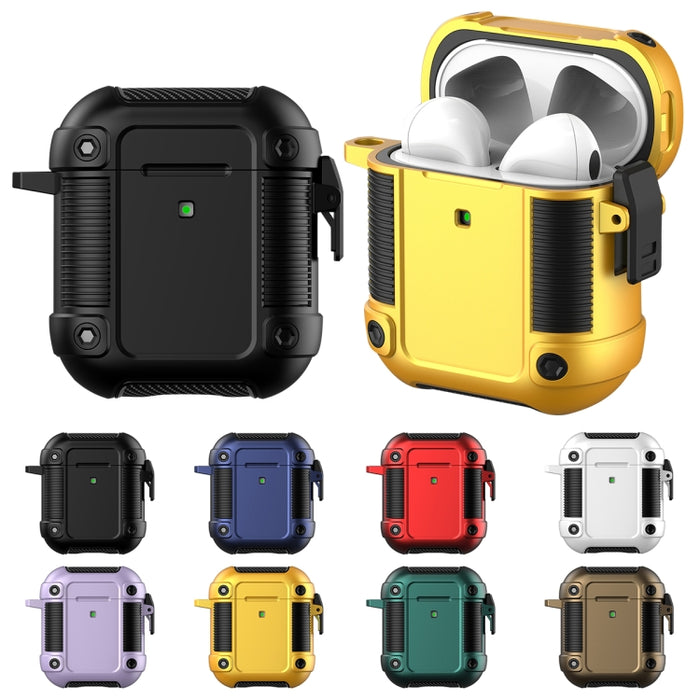 Funda protectora para auriculares inalámbricos Tank TPU + PC