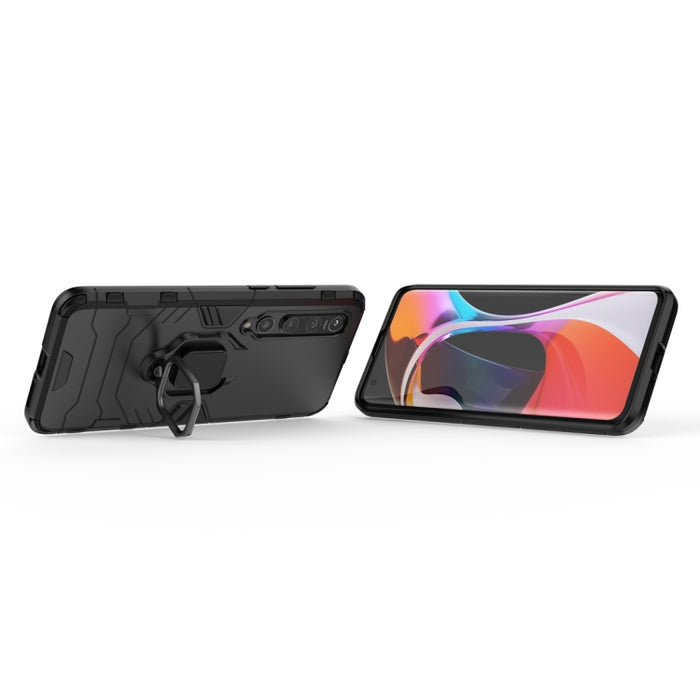 Funda protectora a prueba de golpes de PC + TPU con soporte de anillo magnético, For Xiaomi Mi 10, For Xiaomi Mi 10 Pro