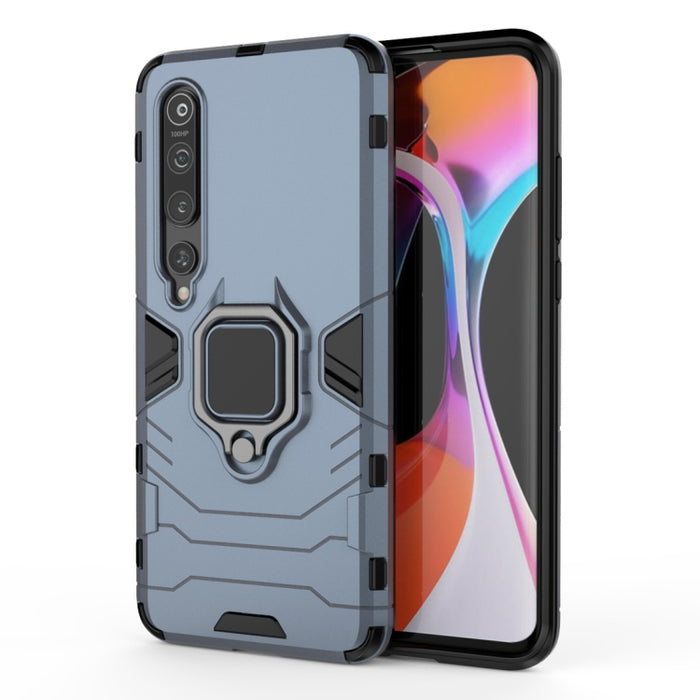 Funda protectora a prueba de golpes de PC + TPU con soporte de anillo magnético, For Xiaomi Mi 10, For Xiaomi Mi 10 Pro
