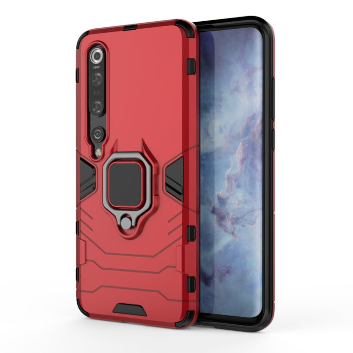 Funda protectora a prueba de golpes de PC + TPU con soporte de anillo magnético, For Xiaomi Mi 10, For Xiaomi Mi 10 Pro