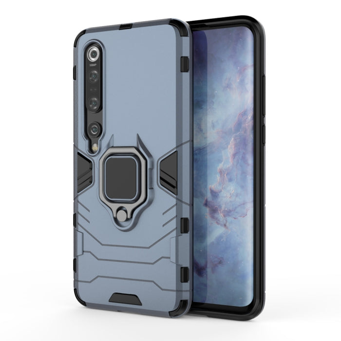 Funda protectora a prueba de golpes de PC + TPU con soporte de anillo magnético, For Xiaomi Mi 10, For Xiaomi Mi 10 Pro