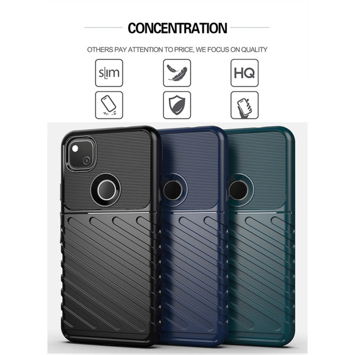Estuche blando de TPU a prueba de golpes Thunderbolt, For Xiaomi Mi 10, For Xiaomi Mi 10 Pro, For Google Pixel 4a, For Nokia 2.3, For Galaxy A11