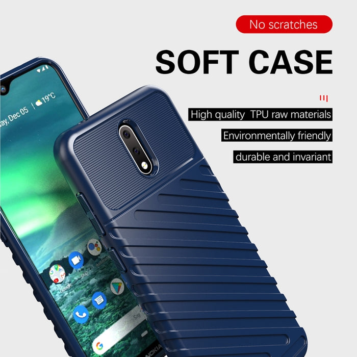 Estuche blando de TPU a prueba de golpes Thunderbolt, For Xiaomi Mi 10, For Xiaomi Mi 10 Pro, For Google Pixel 4a, For Nokia 2.3, For Galaxy A11