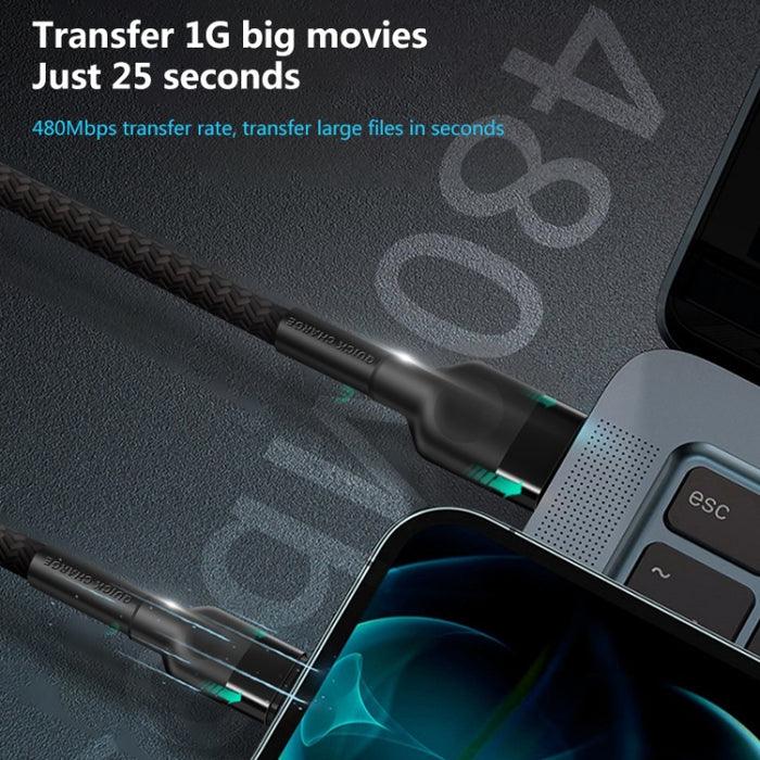 Cable de carga USB 5A Beauty Tattoo, longitud del cable: 1 m