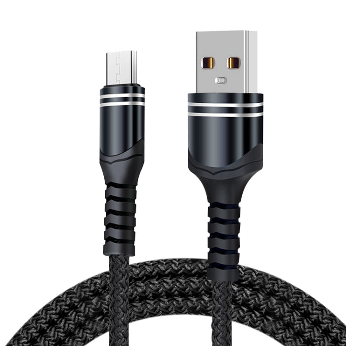 Cable de carga USB de estilo tejido 6A, longitud del cable: 1 m