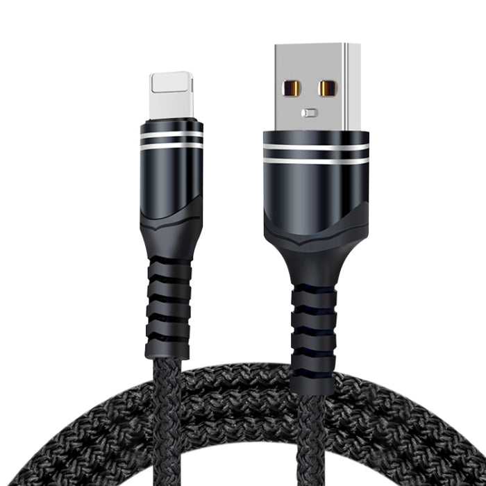 Cable de carga USB de estilo tejido 6A, longitud del cable: 1 m