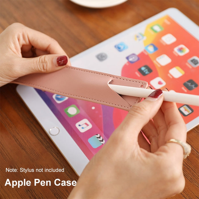Funda protectora de cuero PU a prueba de golpes para Apple Pencil 1 / 2