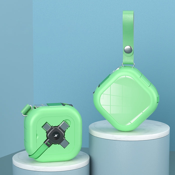 Cable de carga telescópico 3 en 1 USB a 8 pines + Micro USB + USB-C / Type-C con soporte para teléfono móvil