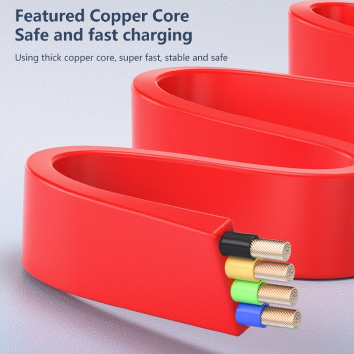 Cable de carga telescópico 3 en 1 USB a 8 pines + Micro USB + USB-C / Type-C con soporte para teléfono móvil
