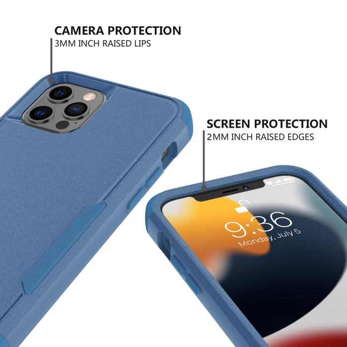 Funda para teléfono TPU + PC a prueba de golpes para viajeros