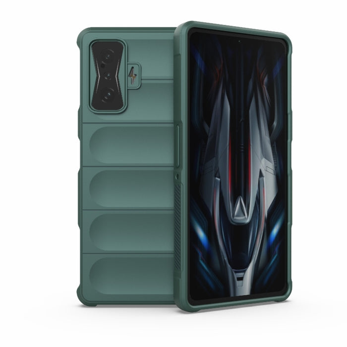 Magic Shield TPU + Estuche para teléfono de franela, For Xiaomi Redmi K50 Gaming