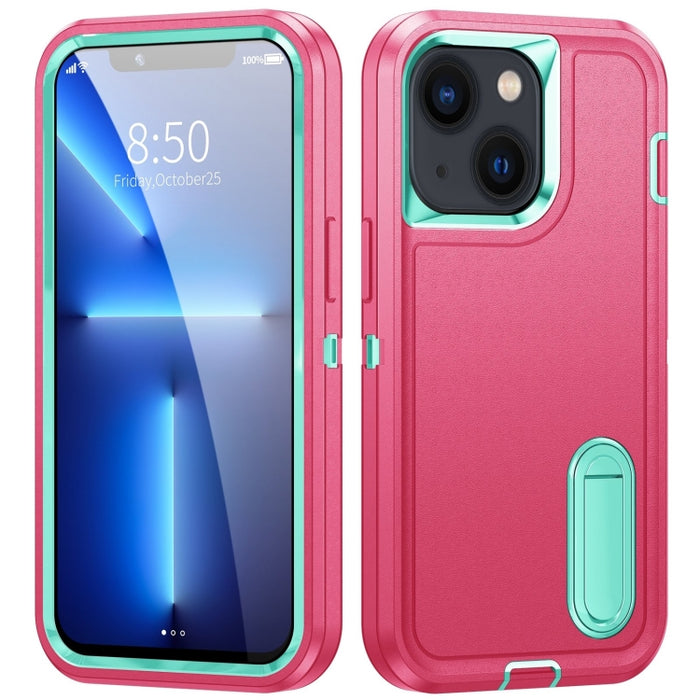 Estuche para teléfono con soporte resistente 3 en 1