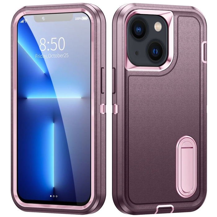 Estuche para teléfono con soporte resistente 3 en 1
