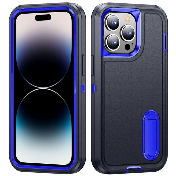 Estuche para teléfono con soporte resistente 3 en 1