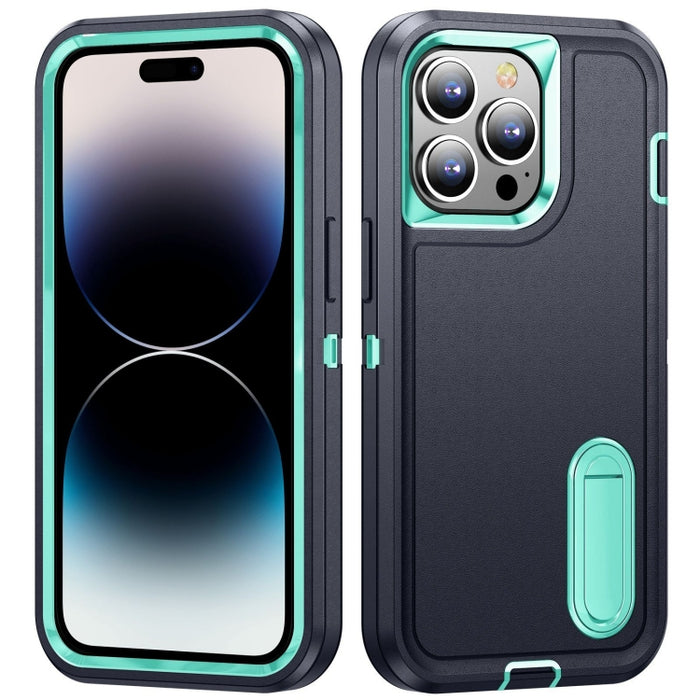 Estuche para teléfono con soporte resistente 3 en 1