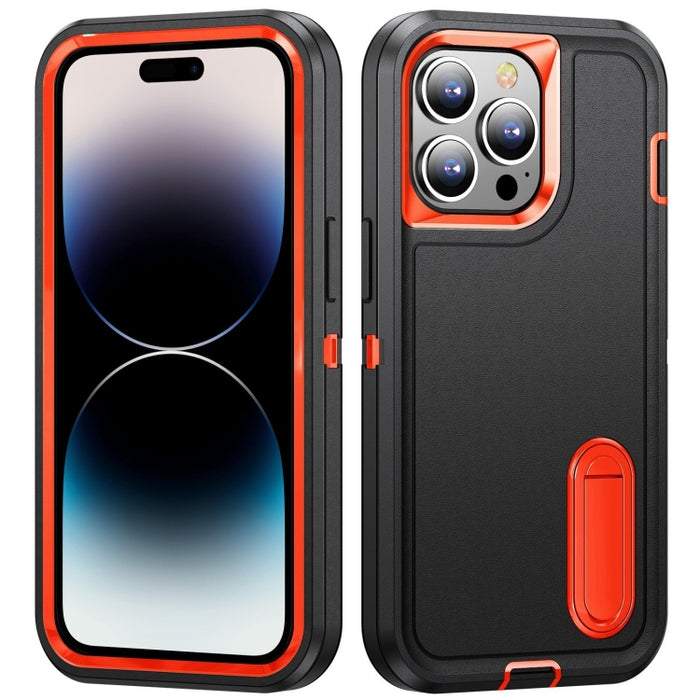 Estuche para teléfono con soporte resistente 3 en 1