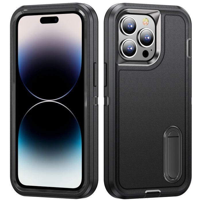 Estuche para teléfono con soporte resistente 3 en 1