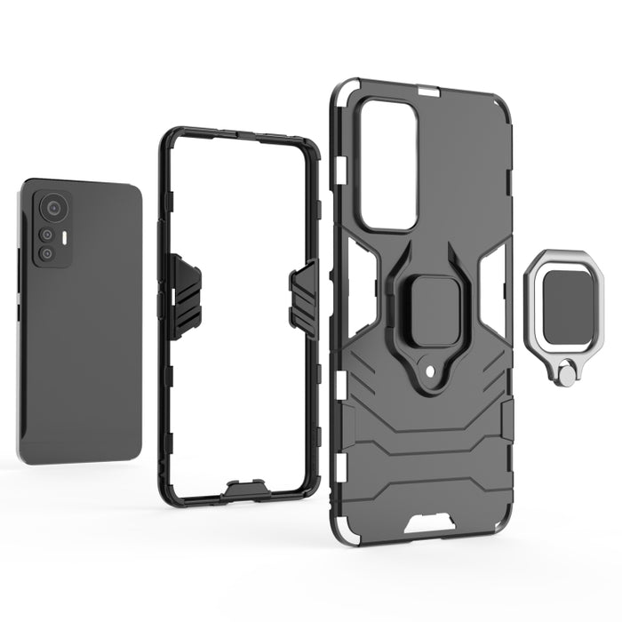 Caja de teléfono PC + TPU a prueba de golpes con soporte de anillo magnético, For Xiaomi 12 Lite, For Honor 70 5G, For Honor 70 Pro 5G