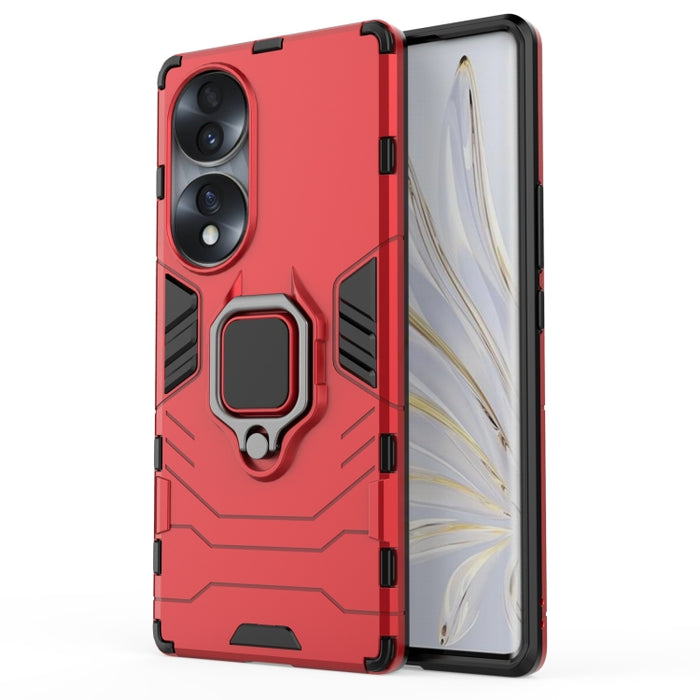 Caja de teléfono PC + TPU a prueba de golpes con soporte de anillo magnético, For Xiaomi 12 Lite, For Honor 70 5G, For Honor 70 Pro 5G