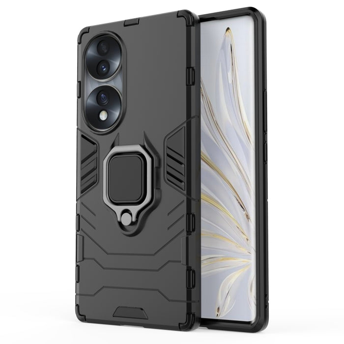 Caja de teléfono PC + TPU a prueba de golpes con soporte de anillo magnético, For Xiaomi 12 Lite, For Honor 70 5G, For Honor 70 Pro 5G