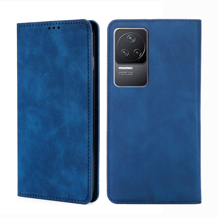 Estuche para teléfono de cuero con tapa magnética Skin Feel, For Xiaomi Poco M4 Pro, For Xiaomi Poco X4 Pro 5G, For Xiaomi Redmi K50 / K50 Pro, For Xiaomi Redmi K50 Gaming, For Xiaomi Redmi Note 11 Global / Note 11S                                     ...