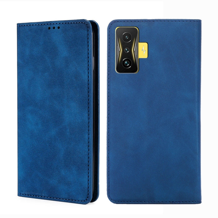Estuche para teléfono de cuero con tapa magnética Skin Feel, For Xiaomi Poco M4 Pro, For Xiaomi Poco X4 Pro 5G, For Xiaomi Redmi K50 / K50 Pro, For Xiaomi Redmi K50 Gaming, For Xiaomi Redmi Note 11 Global / Note 11S                                     ...