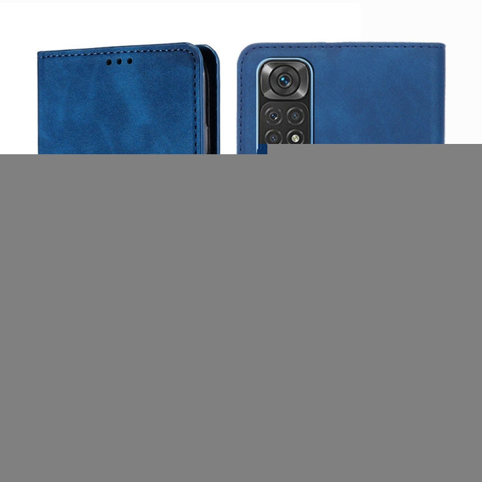 Estuche para teléfono de cuero con tapa magnética Skin Feel, For Xiaomi Poco M4 Pro, For Xiaomi Poco X4 Pro 5G, For Xiaomi Redmi K50 / K50 Pro, For Xiaomi Redmi K50 Gaming, For Xiaomi Redmi Note 11 Global / Note 11S                                     ...
