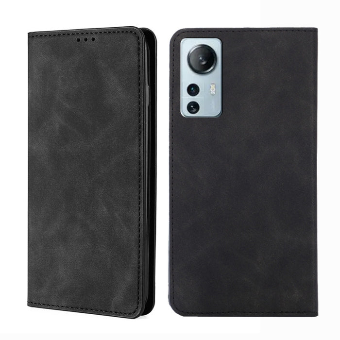 Estuche para teléfono de cuero con tapa magnética Skin Feel, For Xiaomi Poco M4 Pro, For Xiaomi Poco X4 Pro 5G, For Xiaomi Redmi K50 / K50 Pro, For Xiaomi Redmi K50 Gaming, For Xiaomi Redmi Note 11 Global / Note 11S                                     ...