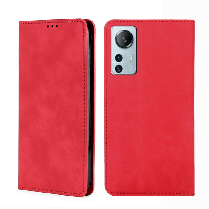 Estuche para teléfono de cuero con tapa magnética Skin Feel, For Xiaomi Poco M4 Pro, For Xiaomi Poco X4 Pro 5G, For Xiaomi Redmi K50 / K50 Pro, For Xiaomi Redmi K50 Gaming, For Xiaomi Redmi Note 11 Global / Note 11S                                     ...