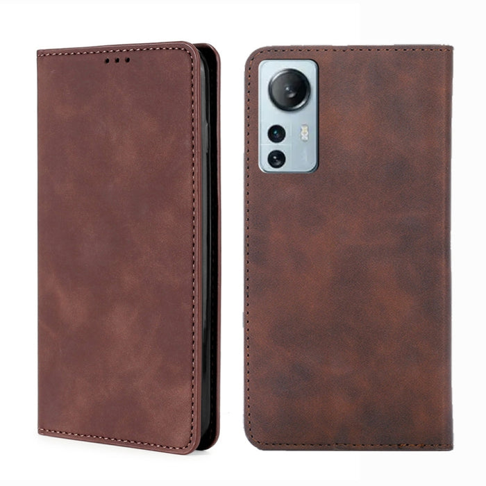 Estuche para teléfono de cuero con tapa magnética Skin Feel, For Xiaomi Poco M4 Pro, For Xiaomi Poco X4 Pro 5G, For Xiaomi Redmi K50 / K50 Pro, For Xiaomi Redmi K50 Gaming, For Xiaomi Redmi Note 11 Global / Note 11S                                     ...