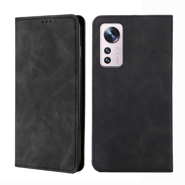 Estuche para teléfono de cuero con tapa magnética Skin Feel, For Xiaomi Poco M4 Pro, For Xiaomi Poco X4 Pro 5G, For Xiaomi Redmi K50 / K50 Pro, For Xiaomi Redmi K50 Gaming, For Xiaomi Redmi Note 11 Global / Note 11S                                     ...