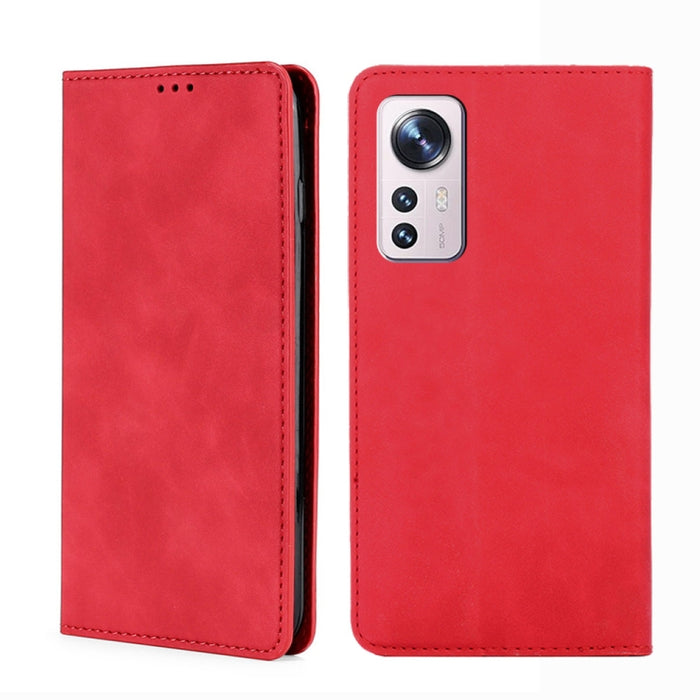Estuche para teléfono de cuero con tapa magnética Skin Feel, For Xiaomi Poco M4 Pro, For Xiaomi Poco X4 Pro 5G, For Xiaomi Redmi K50 / K50 Pro, For Xiaomi Redmi K50 Gaming, For Xiaomi Redmi Note 11 Global / Note 11S                                     ...